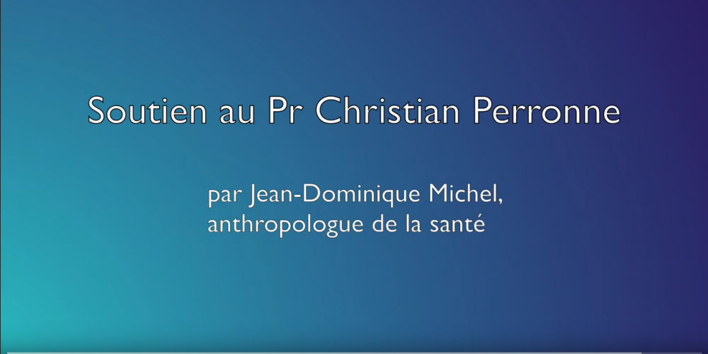 Message de soutien au Pr Christian Perronne